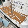 Algasan Boat EVA Faux Teak Decking Floor Compatible with 1995 Sea Ray 200 Select Swim Platform Pad Boat EVA Foam Faux Teak Deck Floor Mat view 4