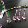 Artsim Chandelier Crystal Prisms Pendants 5pcs 105mm Pink Raindrop 80mm Crystal Pendant Prisms 1 Bead Garland Chandelier Chandelier Crystal Prisms Pendants view 2