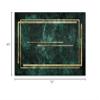 Green Gold Lines Area Rugs, Elegant Light Luxury Style Carpet, Soft Non-Skid Carpet Throw Rug for Kids Teen Girls Boys Bedroom, Living Room Bathroom,Classroom Office 5 x 6ft view 2