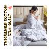 XHCTNN Silk Quilt Queen Winter, 100% Mulberry Silk Filling Quilted Quilt - Natural Breathable Duvet 100% Pure Cotton Fabric Comforter Core(C,180 * 220cm/5kg) view 2