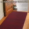 LITA 2'~82' Custom Sizes Runner Rug Mat Indoor Outdoor Utility Carpet,Area Rugs with Non Slip Rubber Backing for Hallway Kitchen Entryway Balcony Garage Stair Laundry, Checked Red, 2ft x 50ft view 4