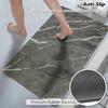 Fasward Bathroom Mat Toilet Runner Rug Custom Size Non Slip Quick Dry Water Absorbent Shower Rugs Fit Under Door-Washable Bath Rug for Bathtub, Shower Room, Sink, Laundry Room view 2