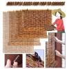Bamboo Roller Blinds by Retro Bamboo - Roll Up Shades with Lift, Reed Shades, Outdoor/Indoor Privacy, 70x87in Brown view 3