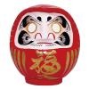 TOKYO ART Traditional Japanese Takasaki Daruma Doll 4.7inch Tall, Traditional Crafts, Handcrafted in Japan Good Luck Charms Gift Known for Bringing Good Fortune (Red) view 1