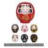 TOKYO ART Traditional Japanese Takasaki Daruma Doll 4.7inch Tall, Traditional Crafts, Handcrafted in Japan Good Luck Charms Gift Known for Bringing Good Fortune (Red) view 2