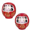 TOKYO ART Traditional Japanese Takasaki Daruma Doll 4.7inch Tall, Traditional Crafts, Handcrafted in Japan Good Luck Charms Gift Known for Bringing Good Fortune (Red) view 3