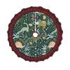 Cute Dinosaur Festive Christmas Tree SkirtClassic Plaid Design,Ideal for Holiday Decorations view 1