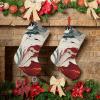 BTCOWZRV Christmas Stockings Marble Swirl Personalized Christmas Hanging Stockings 18 Inches Party Favors Stockings for Xmas Tree Holiday Fireplace Hanging Decoration view 1