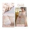 XHCTNN Silk Quilt Twin, Silk Bed Quilt Blanket for All Seasons Warm Winter Cool Summer - Breathable Dry Comforter Fits The Body Pure Cotton Fabric Blanket(F,180 * 220cm/2kg) view 3