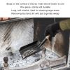 Coal Shovel and Hearth Brush Set, Metal Fireplace Ash Shovel and Brush Set, Coal Shovel and Hearth Brush Set, Hearth Tidy Set, Fireplace Shovel and Brush for Wood Stove Hearth Cleaning view 3