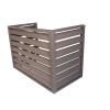 Air conditioner fence for outside units,air conditioner decorative cover,Anti-Theft Sturdy Aluminum AC Covers,Noise Reduction,fence to hide air conditioner,Applicable to air conditioner outdoor unit ( view 1