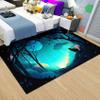 Jiospet Magic Black Cat Rug - Moon Black Cat Design for Home Decor, Boys Room, Outdoor Entrance, 3x4 Feet view 2