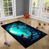 Jiospet Magic Black Cat Rug - Moon Black Cat Design for Home Decor, Boys Room, Outdoor Entrance, 3x4 Feet view 4