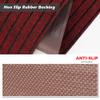 GL 2'~82' Custom Sizes Runner Rug Mat Indoor Outdoor Utility Carpet,Area Rugs with Non Slip Rubber Backing for Hallway Kitchen Entryway Balcony Garage Stair Laundry, Red Strip, 4ft x 25ft view 3