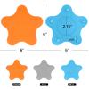 Kucucyle Silicone Drain Cover, Bath Drain Cover with 5 Strong Suction Cups, 6 inch Large Bath Stopper, Tub Stopper for Kitchen, Bathroom, 3 Pack (Blue+Orange+Grey) view 2
