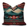 A Southwestern Inspired Pattern for Wallpaper Decorative Throw Pillow Covers 22x22in Farmhouse Square Accent Pillowcase Cushion Cover Case for Bedroom Sofa Couch Coffee Bar Club Pub Home Decor view 1