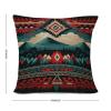 A Southwestern Inspired Pattern for Wallpaper Decorative Throw Pillow Covers 22x22in Farmhouse Square Accent Pillowcase Cushion Cover Case for Bedroom Sofa Couch Coffee Bar Club Pub Home Decor view 2