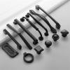 YEAHSO Black Cabinet Handles Kitchen Cupboard Door Pulls Drawer Knobs Fashion Furniture Handle Hardware 1Pcs (Color : 963-128) view 3