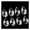 Chandelier Crystal Prisms Pendants 50PCS 30mm Crystal Prism Drop Chandelier Parts Hanging Pendant Beads Garland Home Decor 2 Holes Chandelier Crystal Prisms Pendants view 1