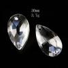 Chandelier Crystal Prisms Pendants 50PCS 30mm Crystal Prism Drop Chandelier Parts Hanging Pendant Beads Garland Home Decor 2 Holes Chandelier Crystal Prisms Pendants view 3