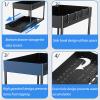 Dxcaicc Under Sink Cabinet Organizer Shelf, 2 Tier Sliding Cabinet Basket Organizer Rack,Pull Out Storage Holder with Hooks, Multi-Purpose Under Sink Storage for Bathroom Kitchen view 3