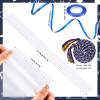 Teling 8 Pcs Graduation Candy Lei Tubing Making Kit Include 3 Lei Bag 4.92 Feet Long with 3 Tassel Honor Cord and 2 Rolls Ribbon for Graduation Party Favor Wrapping DIY Hawaii Tropical(Blue, Yellow) view 2
