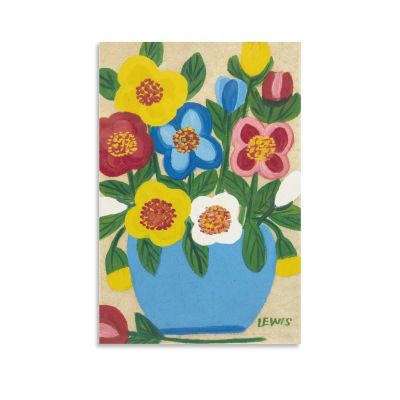 Maud Lewis Prints ArtFlowerPaintings Poster Poster Cool Artworks Painting Wall Art Canvas Prints Hanging Picture Home Decor Posters Gift Idea 20x30inch(50x75cm)