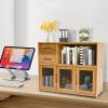 Kitchen Pantry Sideboard, Bamboo Kitchen Pantry, Kitchen Storage Cabinet,(24.4*9*18.9in,Wood Color),Freestanding Kitchen Countertop Storage Cabinet for Spice Seasoning Bottles Dishes Bowls view 3