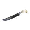 Uzbek Handmade Kitchen Knife with Beautiful Horn Handle view 1