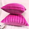 2 Pack 18x18 Pillow Cover Velvet Pillow Covers, Faux Fur Square Throw Pillow Covers for Living Room Decorations Throw Pillow Case, Throw Pillow Cover Cushion Cover for Sofa Bedroom Car, Hot Pink view 4