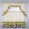 3pc Printed Rod Pocket Kitchen Curtain Tier Swag Valance Set - Fruits / 3 Piece Set 36" view 1