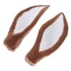 Amosfun 2pcs Artificial Ear Headband for Christmas Decoration Hair Ornament Realistic Faux Elk Ears for Festivals Parties and Cosplay Events view 1