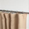 RHANFOLD 100% Linen Shower Curtain, Bathroom Curtain Panel, Bath Decor, Buttonhole Top Shower Curtains (Light Brown, 84" W x 104" L) view 4
