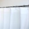 RHANFOLD 100% Linen Shower Curtain, Bathroom Curtain Panel, Bath Decor, Buttonhole Top Shower Curtains (Ivory, 84" W x 96" L) view 1