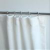 RHANFOLD 100% Linen Shower Curtain, Bathroom Curtain Panel, Bath Decor, Buttonhole Top Shower Curtains (Ivory, 84" W x 96" L) view 2