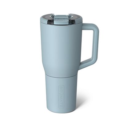 BrMate Mv - 35oz 100% Leak Proof Insulated Coffee Mug with Handle & Lid - Stainless Steel Coffee Travel Mug - Double Walled Coffee Cup (Mist)