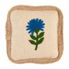 Mud Pie Single Flower Embroidered Pillow view 1