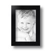 ArtToFrames 4x6 Inch Black Picture Frame, 1 - Pack, This 0.75 inch Custom Wood Poster Frame is Satin Black Short, Comes with Regular Glass (Frame_Pack_1_10010-4x6) view 2
