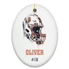 FOOTBALL ORNAMENT - Personalized Football TEAM Gift - Football Holiday Decor - Personalized - Football Player Ornament - Football Gift view 1