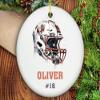 FOOTBALL ORNAMENT - Personalized Football TEAM Gift - Football Holiday Decor - Personalized - Football Player Ornament - Football Gift view 2