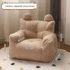 AHDFY Bean Bag Chairs, Ultra Soft Sofa Chair for Adults & Kids, Fluffy Lambswool Huge Bean Bag Chair with a Side Pocket, Lazy Sofa for Bedroom, Living Room and Offices,Off White view 2
