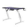 Atlantic Gaming Desk 46 inch PC Computer Home Office Desk Large Surface Workstation with Cup Holder and Headphone Hook, White view 3