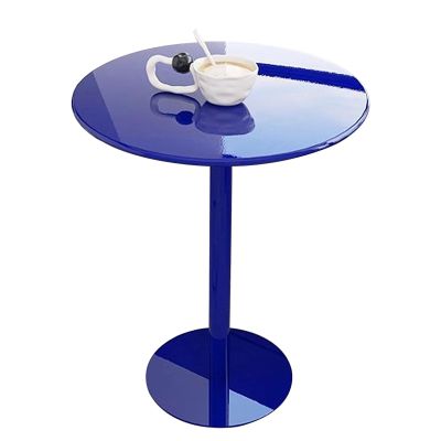 Drsyffsup Bistro Pub Table Cocktail Tables Round Tables for Coffee Shop Bar Dining Room Kitchen Restaurant, Sofa Side Table End Table, Easy to Assemble and Clean (Size : 40.5x40.5x72cm)