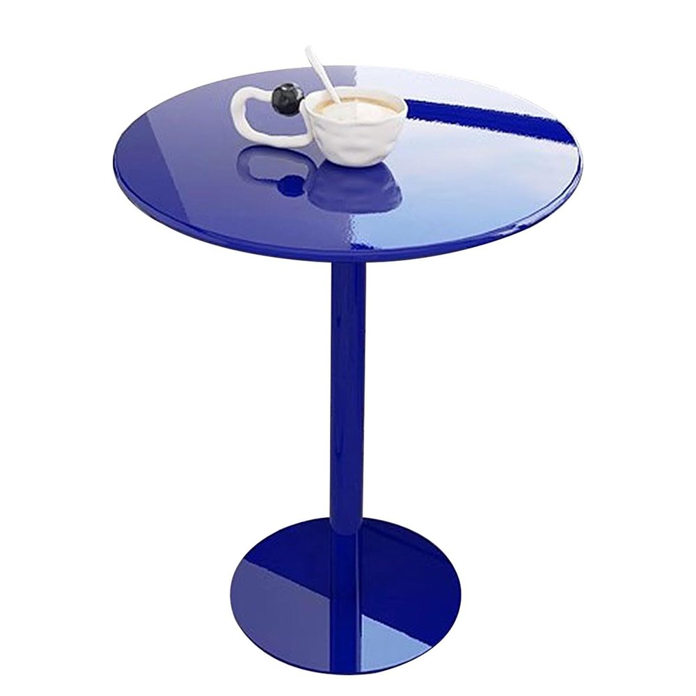 Drsyffsup Bistro Pub Table Cocktail Tables Round Tables for Coffee Shop Bar Dining Room Kitchen Restaurant, Sofa Side Table End Table, Easy to Assemble and Clean (Size : 40.5x40.5x72cm)