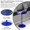Drsyffsup Bistro Pub Table Cocktail Tables Round Tables for Coffee Shop Bar Dining Room Kitchen Restaurant, Sofa Side Table End Table, Easy to Assemble and Clean (Size : 40.5x40.5x72cm) view 3
