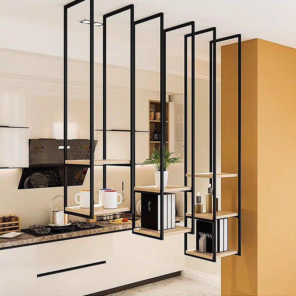 Floating Shelves Wall Mounted Hanging Shelves for Kitchen, Ceiling Storage and Display Shelf Decorative Wine Bottle Holder, Plant Book Shelving Flower Stand, Modern Storage Rack ( Size : 30x30x100cm )
