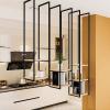 Floating Shelves Wall Mounted Hanging Shelves for Kitchen, Ceiling Storage and Display Shelf Decorative Wine Bottle Holder, Plant Book Shelving Flower Stand, Modern Storage Rack ( Size : 30x30x100cm ) view 1