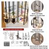 Floating Shelves Wall Mounted Hanging Shelves for Kitchen, Ceiling Storage and Display Shelf Decorative Wine Bottle Holder, Plant Book Shelving Flower Stand, Modern Storage Rack ( Size : 30x30x100cm ) view 3