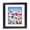 ArtToFrames 8.5x11 inch 1.375 Satin Black Step Lip Picture Frame with 2 Inch Single Desert Sand Mat, SingleMat-10035-8.5x11-784 view 2