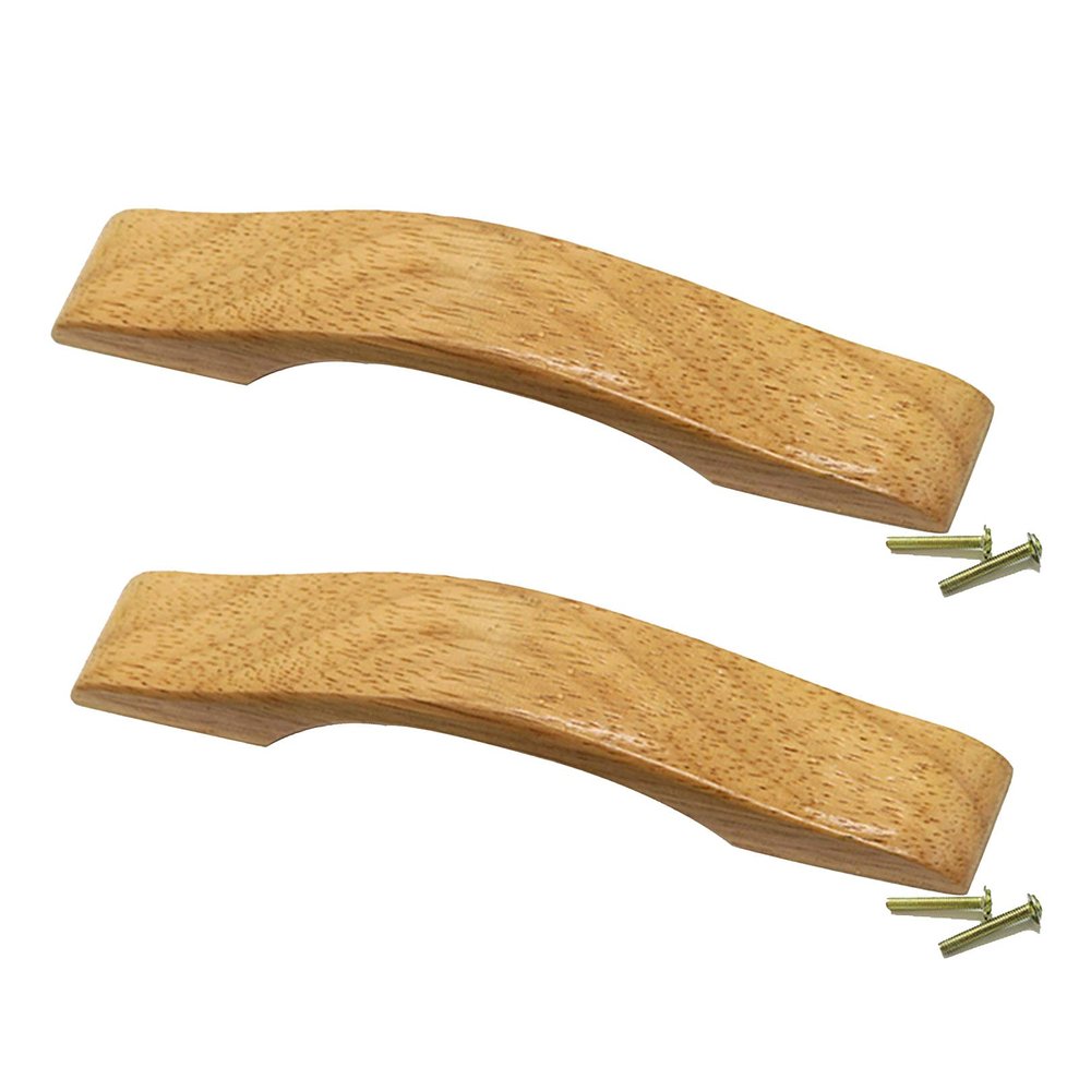 wood handle,wardrobe handles,Door Handles Pulls Knobs 2 PCS Drawer Knobs Solid Cabinets Furniture Dresser for Kitchen Cabinet Handles,with Screws (Hole Distance 160mm) ( Size : Hole distance 96mm )